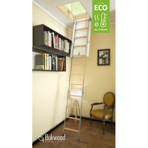 Горищні сходи ECO Metal ST 130Х90 см